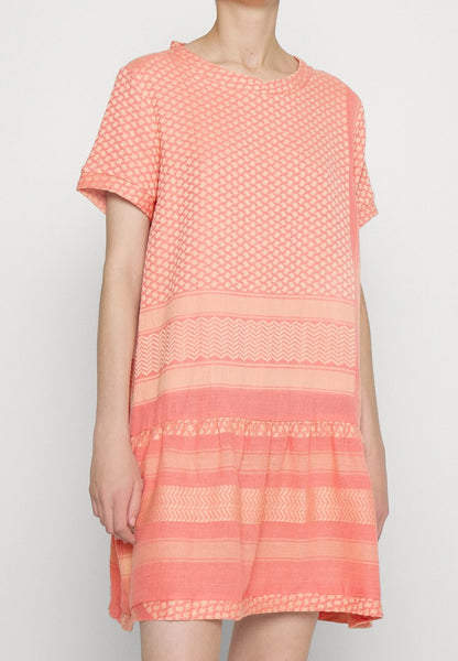 SUMMERY Copenhagen - Pink + orange derss dress! 14-16