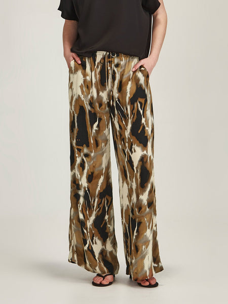 CAROLINE SILLS (BN) NZ "Caria" Amore print wide leg pant! 12