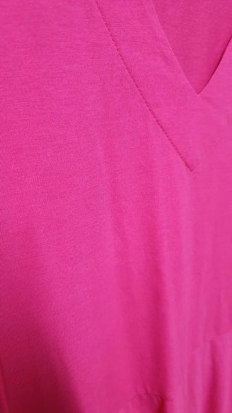 JIGSAW - Diagonal pink dress with pockets! 12