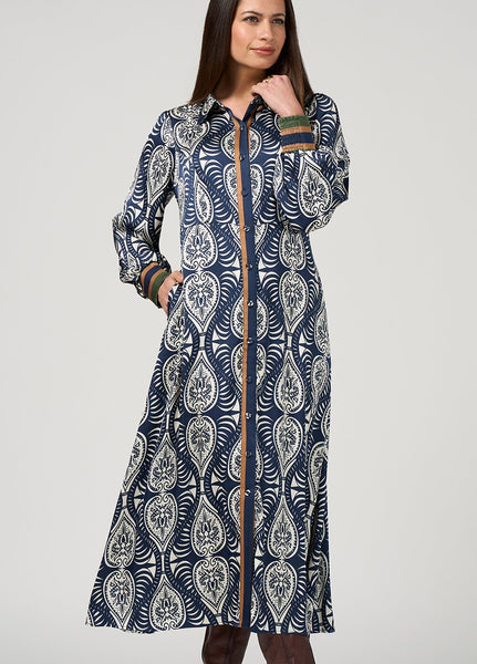 LOOBIE'S STORY (LN) Opaline midi shirt dress! 16