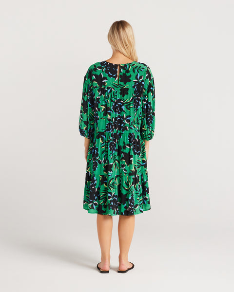 ZAFINA - Vivian dress - Green floral! 14