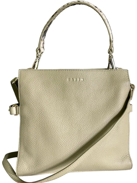 SABEN (LN) Leather Bea python bag - Tussock!