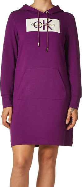 CALVIN KLEIN (LN) Soft rayon jersey hooded dress! 14