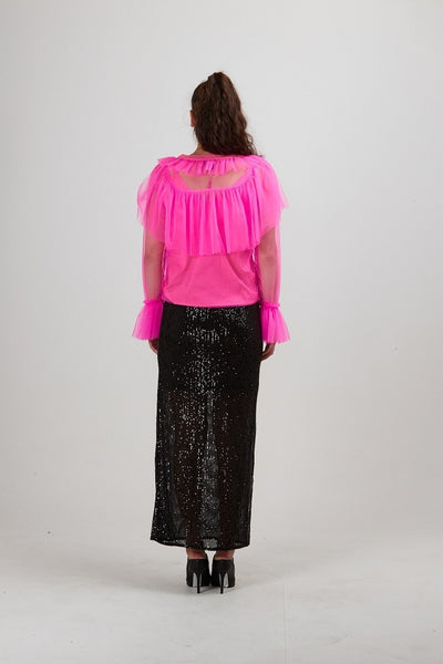 AUGUSTINE (BN) "Stargazer" sequin skirt - Navy! 12