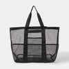 ANKO (LN) Mesh beach tote bag - Black!