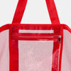 ANKO (LN) Mesh beach tote bag - Red!