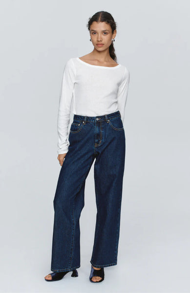 MARLE - Wide leg organic cotton jean! 12