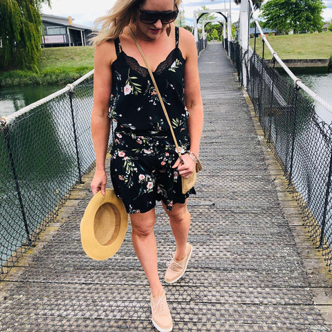 DRAMA - Black floral shorts! 12