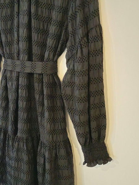MOOCHI "Appoint" textured L/S dress! 12