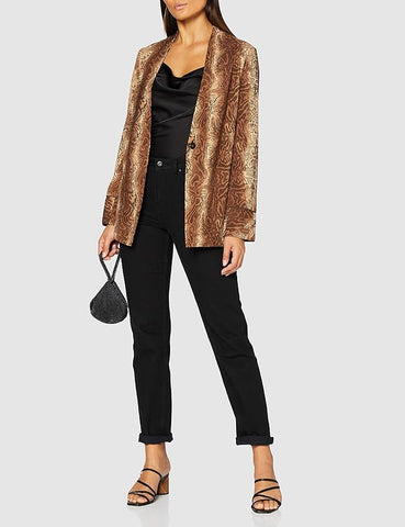 SCOTCH & SODA "Starwatcher" snakeskin print blazer! 10