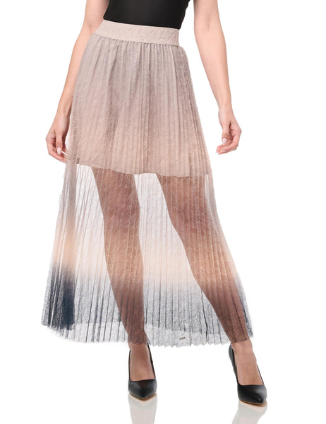 ARMANI EXCHANGE - Ombre mesh patterned skirt! 10-12