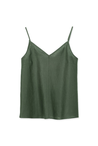 COUNTRY ROAD - Organic French linen cami - Sage! 12