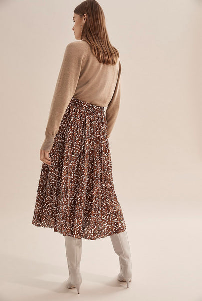 COUNTRY ROAD - Camel melange verified merino roll neck! 8-10