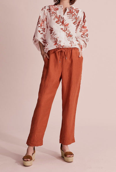 COUNTRY ROAD - Organic linen pant - Saffron! 12