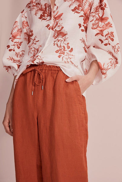 COUNTRY ROAD - Organic linen pant - Saffron! 12