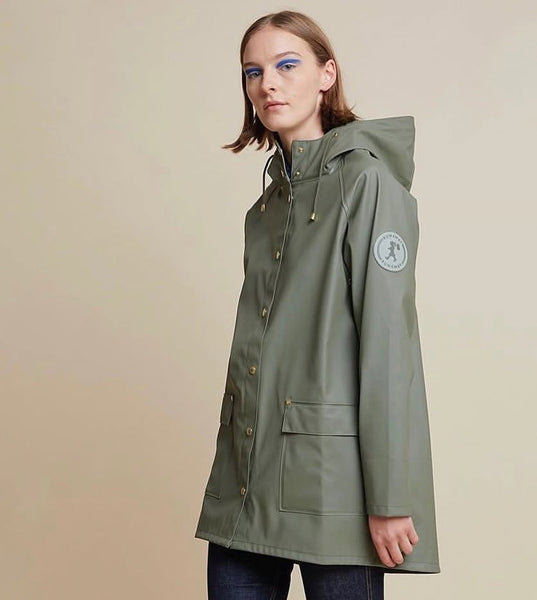 KAREN WALKER - Runway - Khaki raincoat!