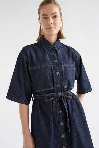 ELK - Denym pocket chambray shirt dress! 16