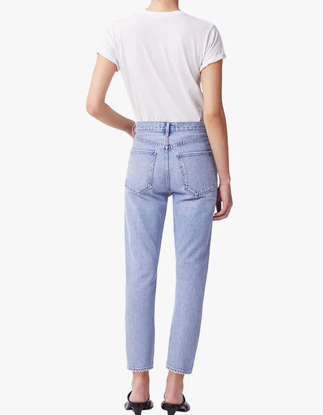 AGOLE (USA) "Riley" high rise straight crop jeans! 11