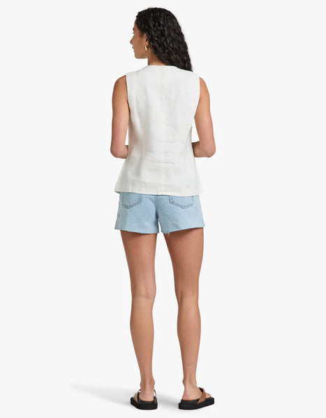 ASSEMBLY LABEL - Calla linen vest - Antique white! 12