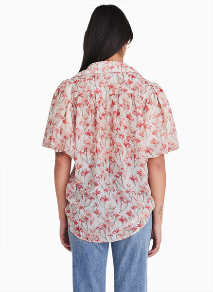 AMONG THE BRAVE "Rested" bubble sleeve shirt! 8-10