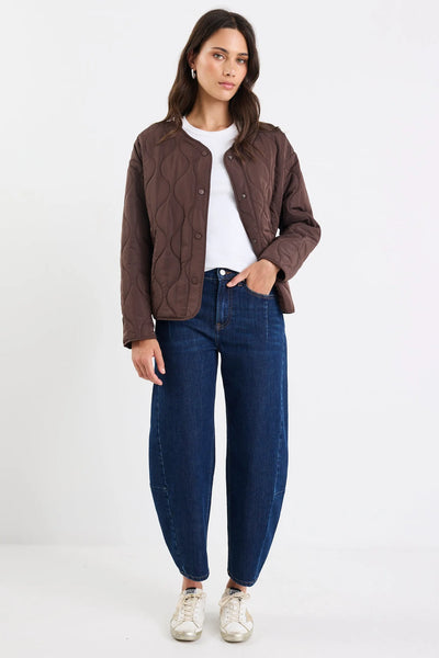 STORIES TO BE TOLD (LN) "Apex" puffer jacket - Chocolate! 14