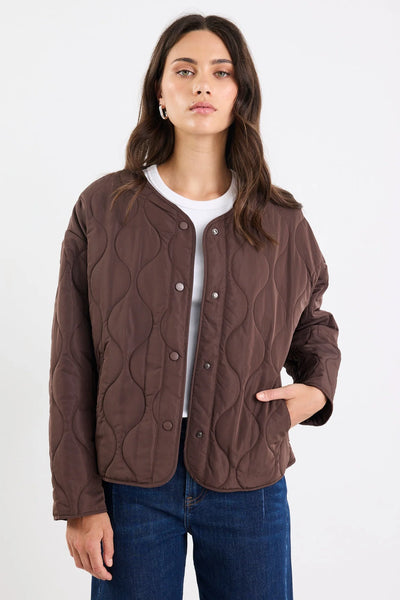 STORIES TO BE TOLD (LN) "Apex" puffer jacket - Chocolate! 14