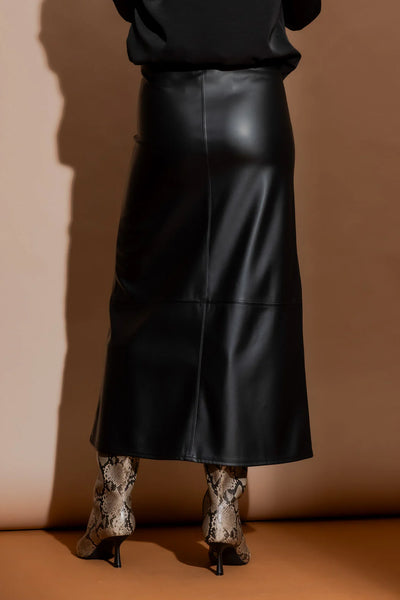 MOTTO - Faux leather A-line skirt! 14