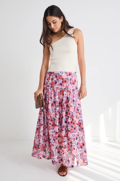 IVY JACK "Aquarius" maxi skirt - Lilac meadows! 12