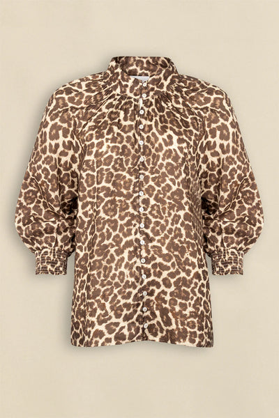 ZOE KRATZMANN - Inspire linen top - Ocelot! 14-16