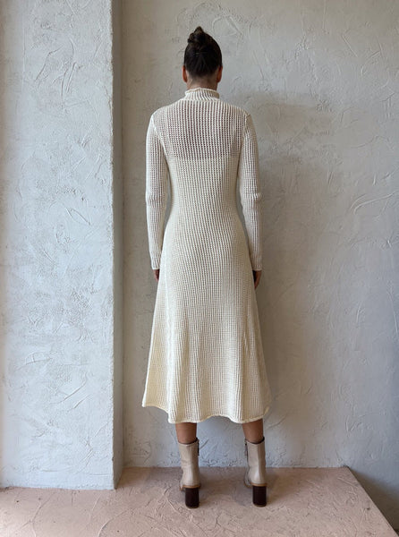 ASSEMBLY LABEL (LN) Salina waffle knit dress - Cream! 12