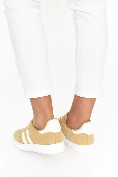 ALFIE & EVIE "Attitude" leather sneakers - Natural/white! 38