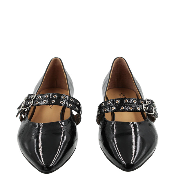 BRESLEY (LN) "Aidan" patent leather flats! 40