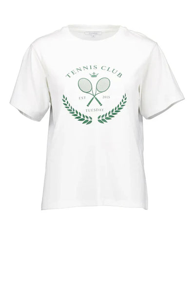 TUESDAY (LN) "Tennis club" band tee! 10-12