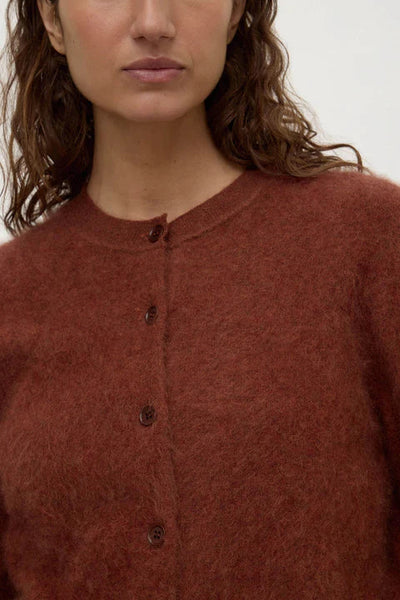ASSEMBLY LABEL (LN) Carina burnt amber wool cardi! 12