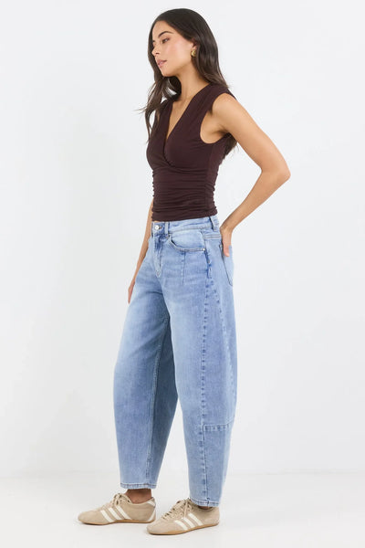 AMONG THE BRAVE (LN) "Graduate" stretch barrel jean! 14