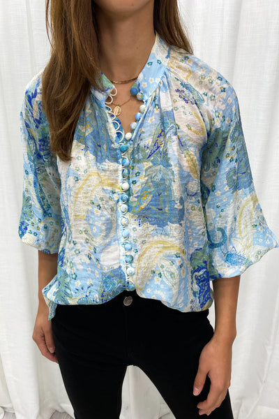 VINE APPAREL (BN) "Crinkle estelle" rayon blouse! 18