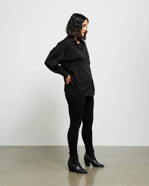 ET ALIA Tuxedo pleated waist shirt! 12