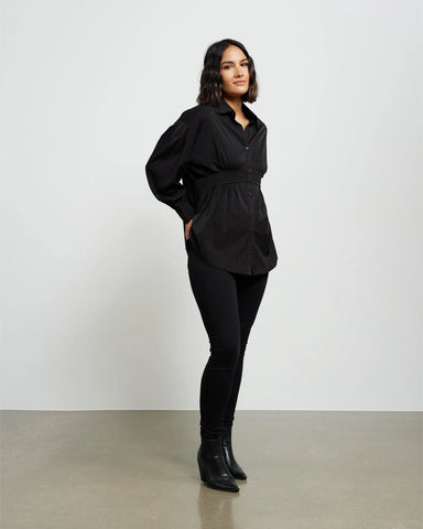 ET ALIA Tuxedo pleated waist shirt! 12