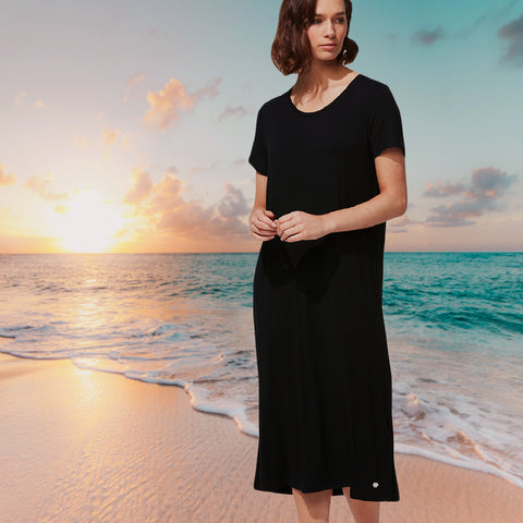 WILD SOUTH - Soft drapey viscose midi dress! 14