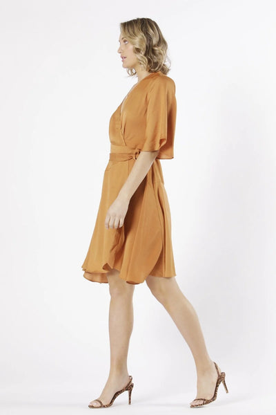 FATE + BECKER (BN) "Mariella" wrap dress - Copper! 16