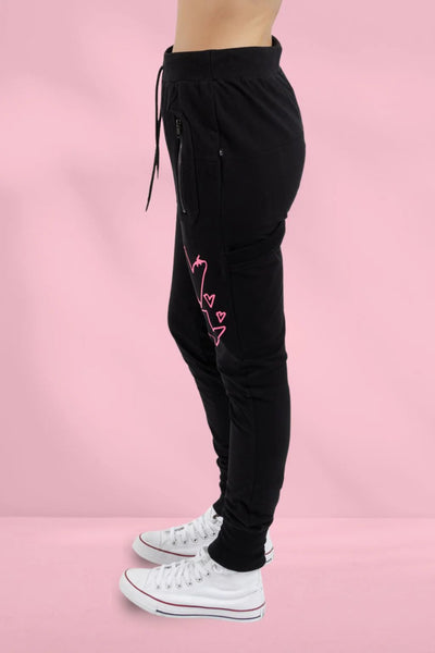 FEDERATION (LN) Escape trackies - Battlefield pink/black! 14