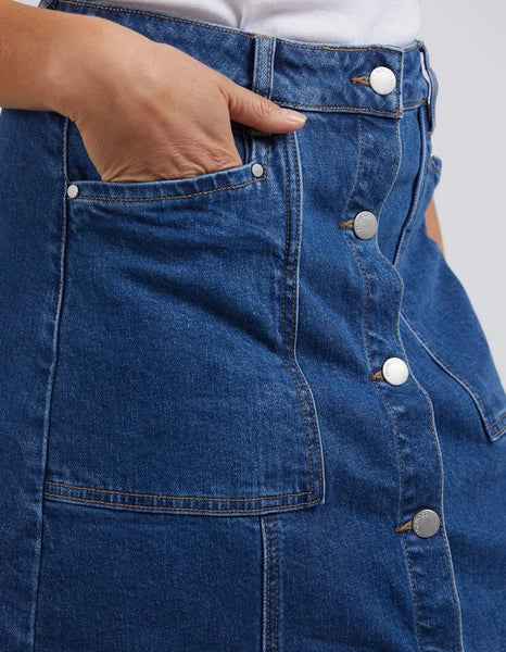 FXWDENIM - Nolan A-line denim skirt! 12