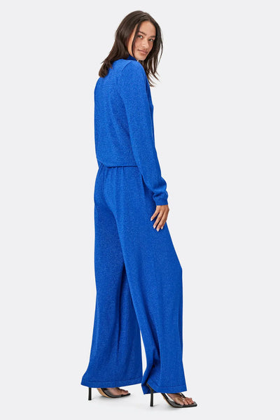 LOLLYS LAUNDRY (LN) "Agadir" Metallic blue flare pant! 8