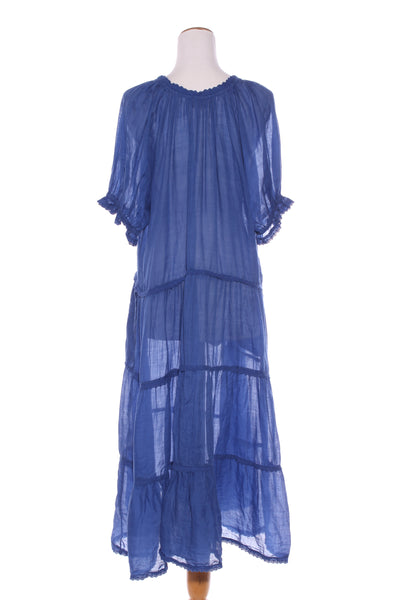 BRIARWOOD - Trixie tiered lace ramie midi dress! 14