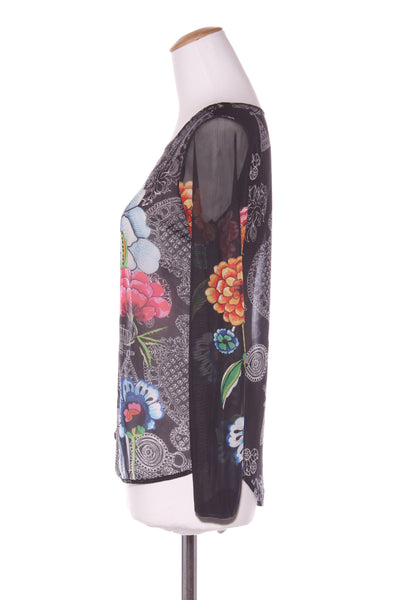 DIESEL - Mesh sleeve print top! 8