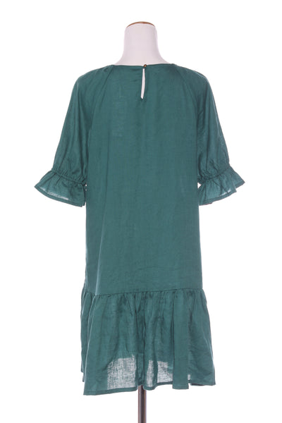 HARRÏE & SAM (BN) NZ - Lottie linen dress - Emerald! 10-12