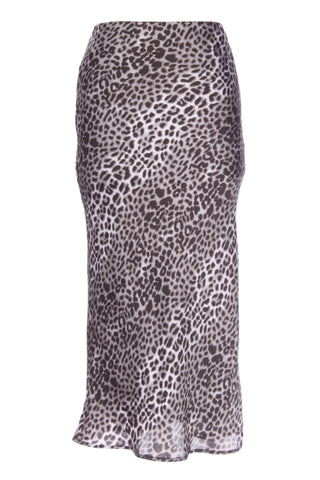 GLASSONS - Leopard print satin slip midi skirt! 6
