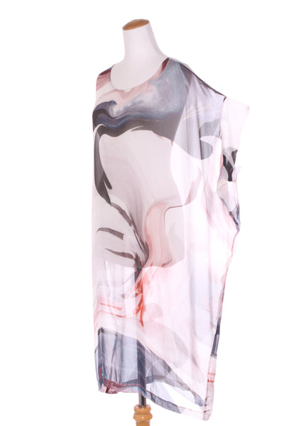 CHOCOLAT (NZ) Mea Culpa printed chiffon dress! 14