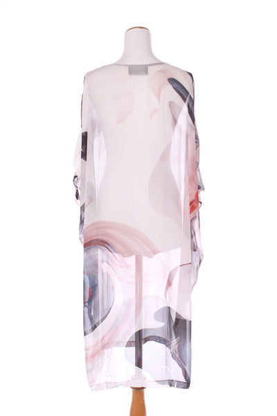 CHOCOLAT (NZ) Mea Culpa printed chiffon dress! 14