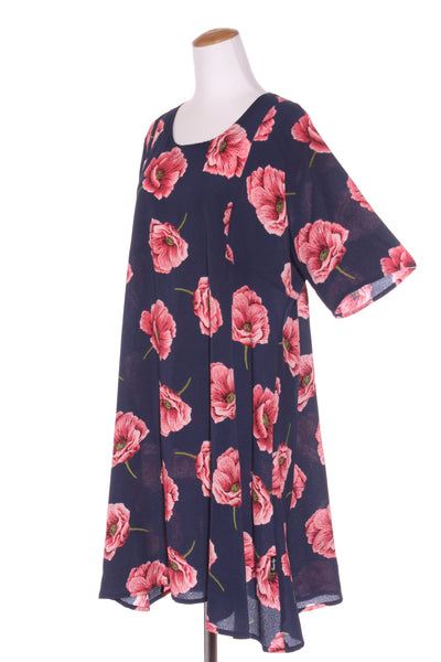 JELLICOE - Poppy print navy dress! 16